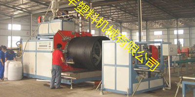 雙平壁鋼塑纏繞管生產(chǎn)線